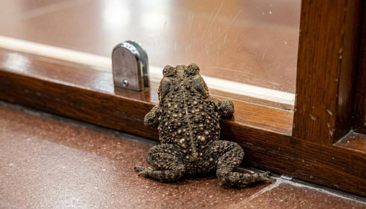 ¡Inesperado asistente! Un sapo irrumpe en plena reunión por la tarifa del transporte en el Concejo cruceño