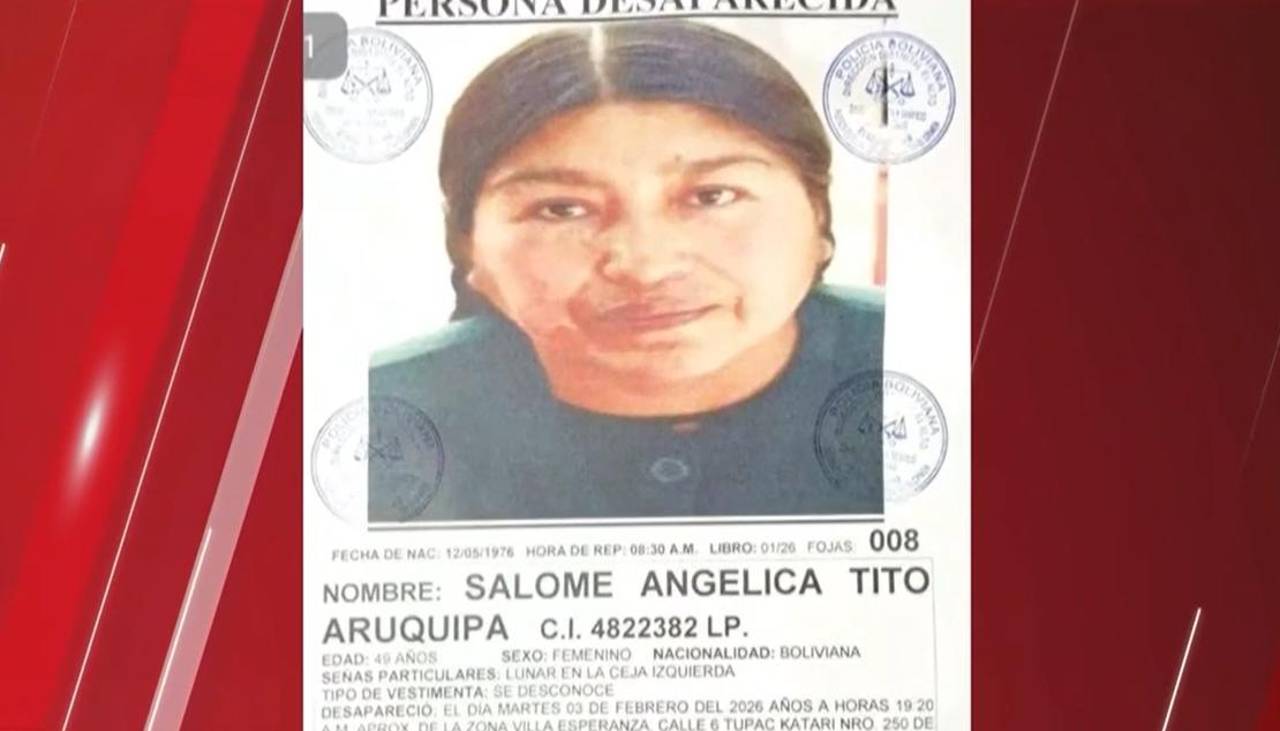 Hallan sin vida a mujer que estaba desaparecida tras acudir donde un yatiri, quien ahora es el principal sospechoso