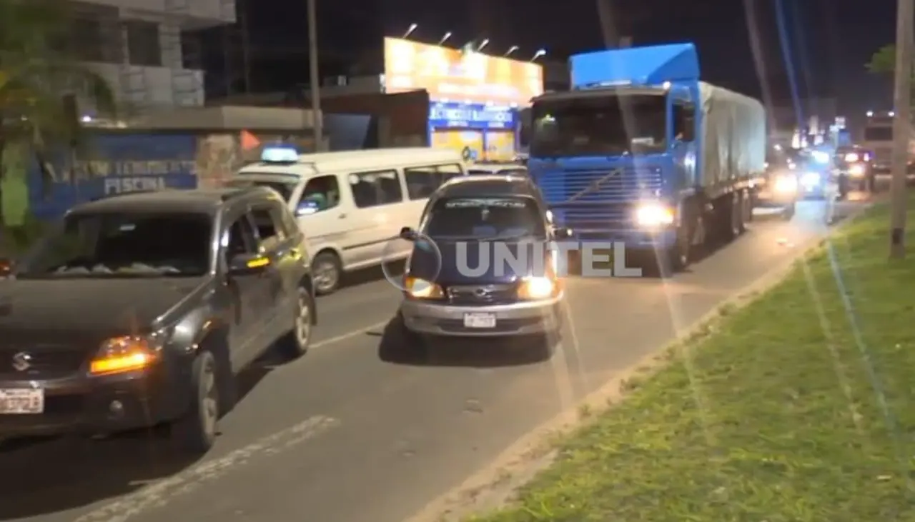 Aduana intercepta un camión con arroz, que presumen es de contrabando