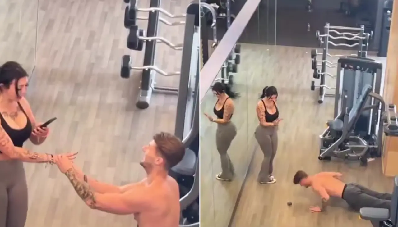 Le pidió matrimonio en un gimnasio y tras el ‘Sí, acepto’ celebró de una manera inusual