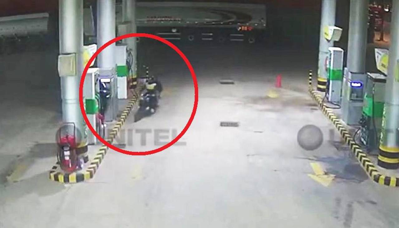 Video: Así fue el atraco armado perpetrado en un surtidor de la Doble Vía La Guardia, en Santa Cruz de la Sierra
