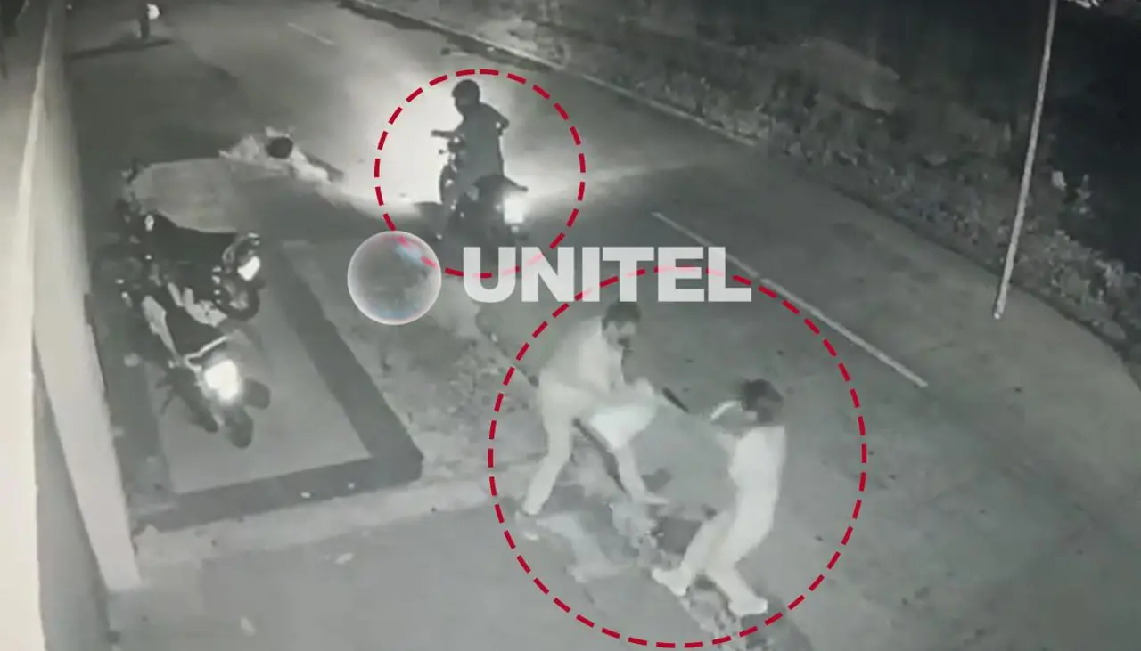 Video: Una joven forcejea y persigue a delincuentes para impedir que le roben su cartera