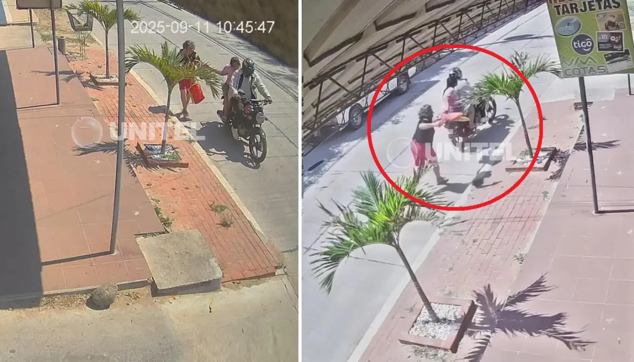 Santa Cruz: Delincuentes en moto atracan y arrastran a una mujer en la zona de Los Lotes