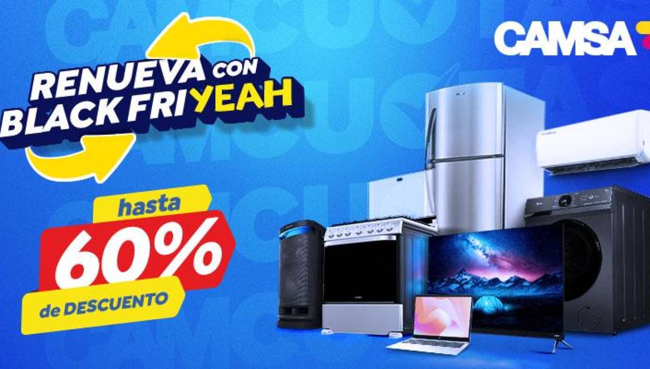 ¡El mejor Black Friyeah está en Camsa con descuentos de hasta un 60% y productos de calidad insuperable!