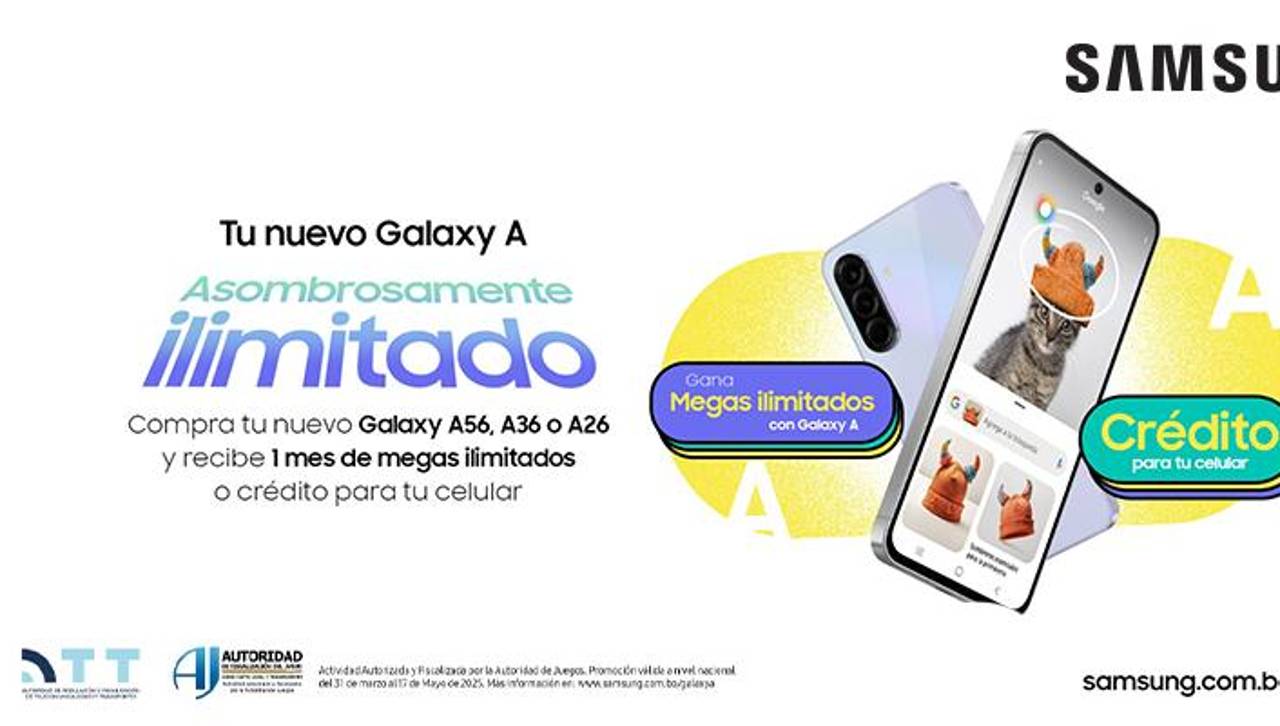”Asombrosamente Ilimitado”: la nueva serie A de Samsung llega a Bolivia con la promoción de megas ilimitados o crédito para tu celular