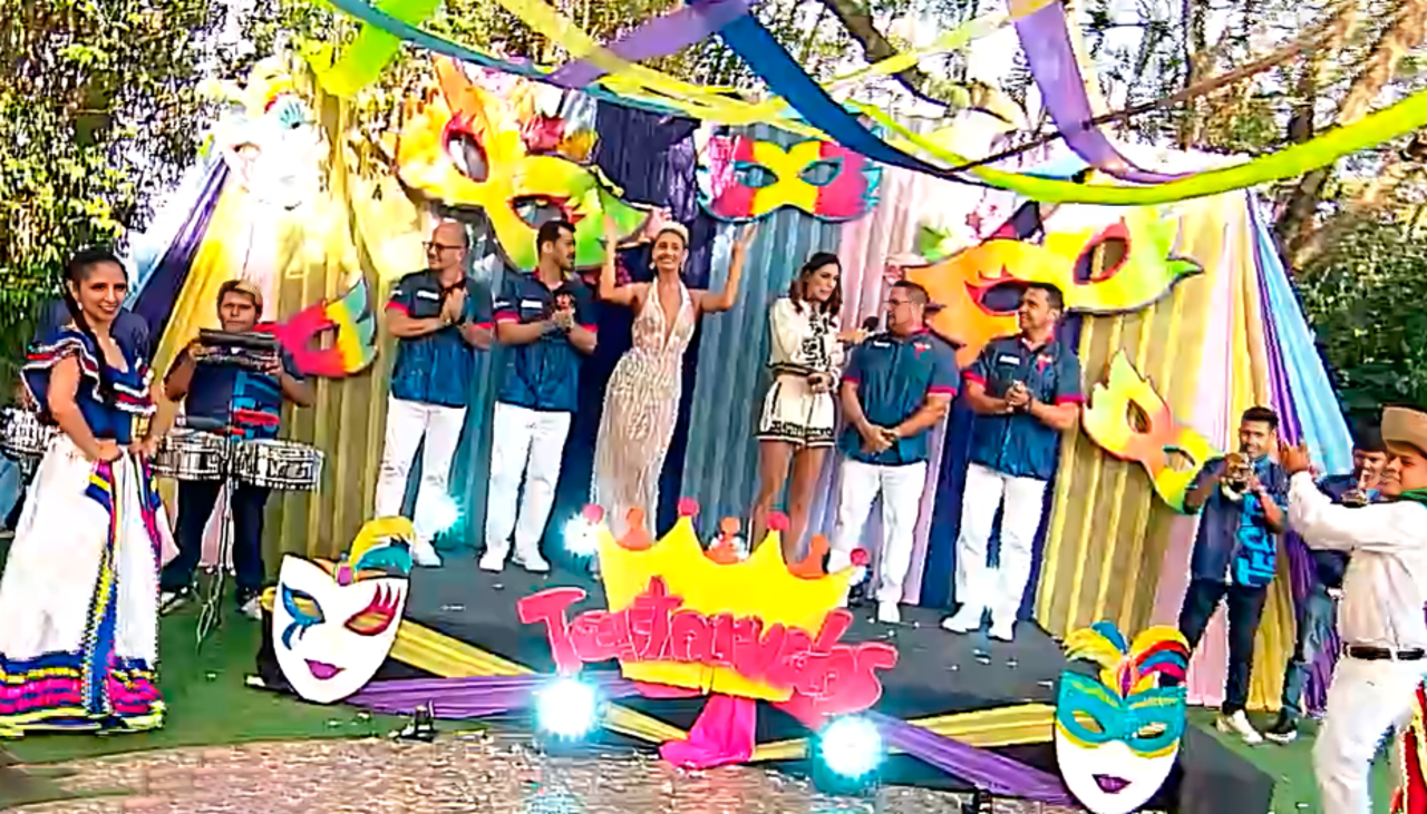 Con un gran escenario y alegría, La Revista recibió a Camila I, soberana del Carnaval cruceño 2026
