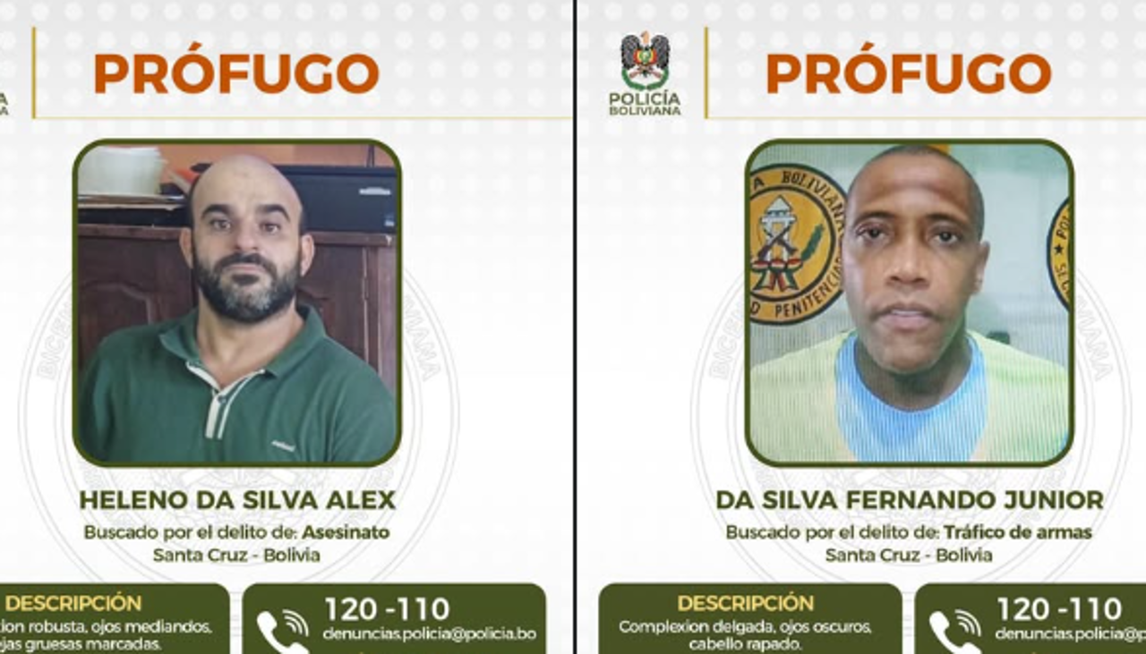 Confirman la fuga de dos reos en medio del apagón en Palmasola; uno es miembro del PCC