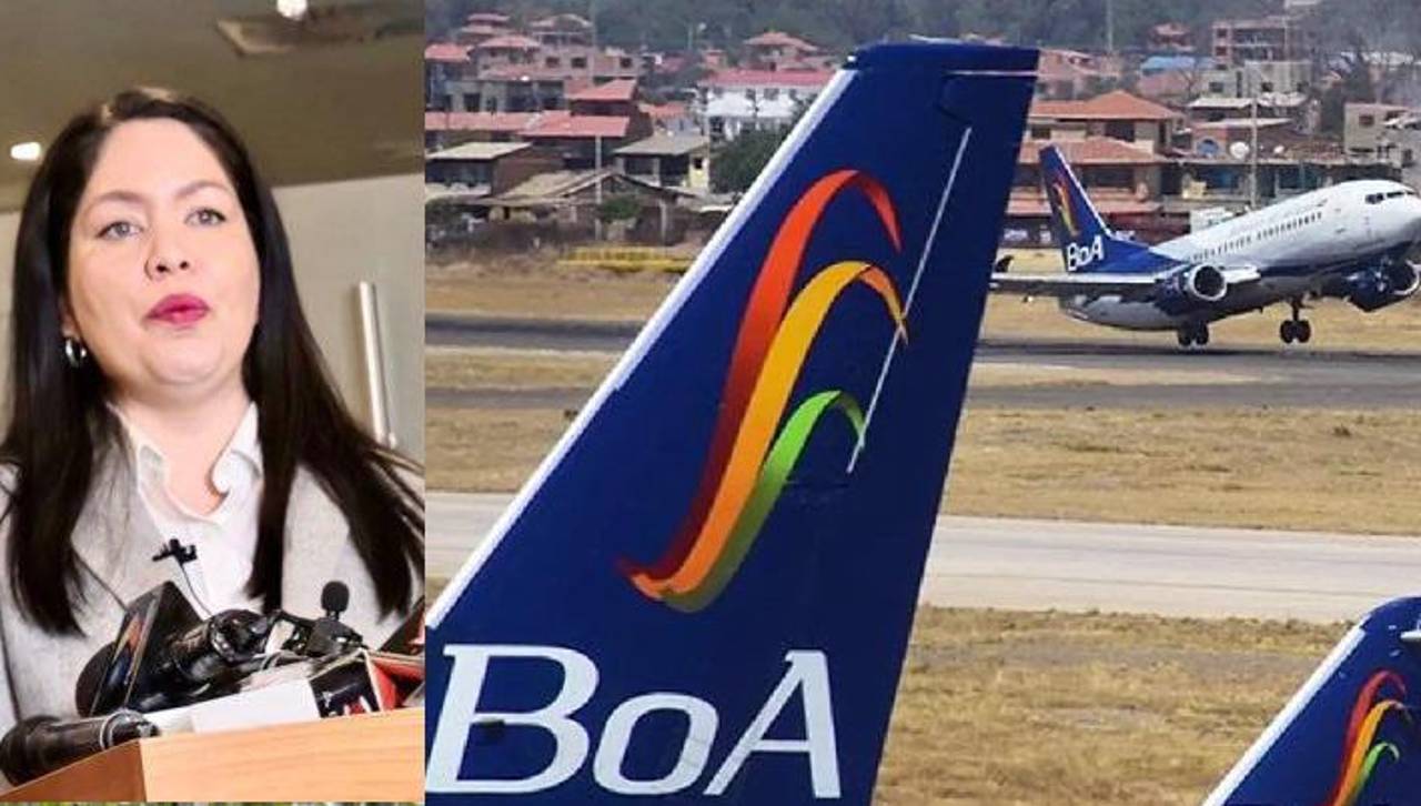 Avión de BoA que sufrió incidente en Cochabamba estaba a medio reparar, denuncia diputada Román