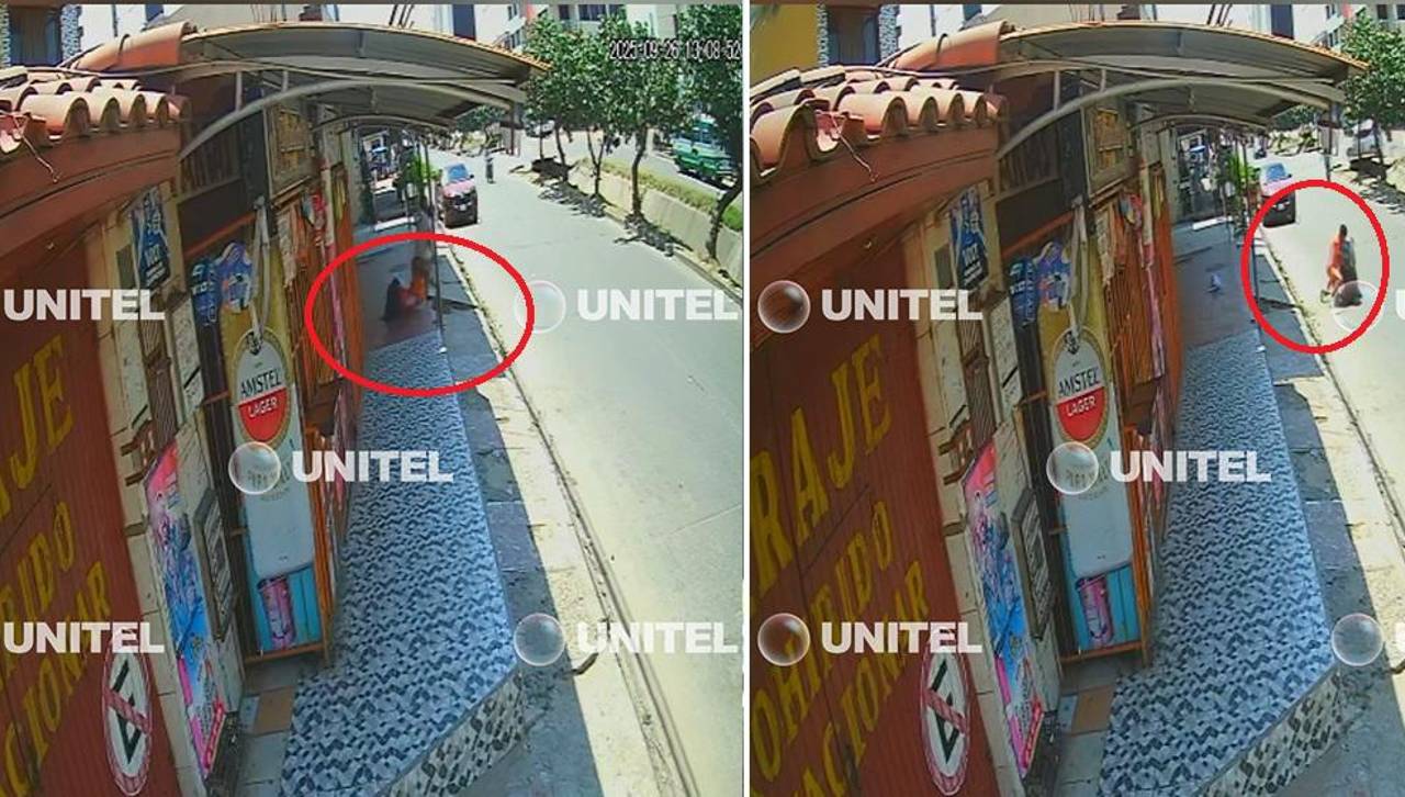 Video: Estudiantes se enfrentaron a un hombre que los asaltó con un arma blanca en el Plan Tres Mil
