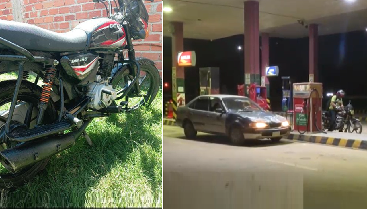 Santa Cruz: Moto usada por asaltantes de surtidores fue robada minutos antes en Cotoca