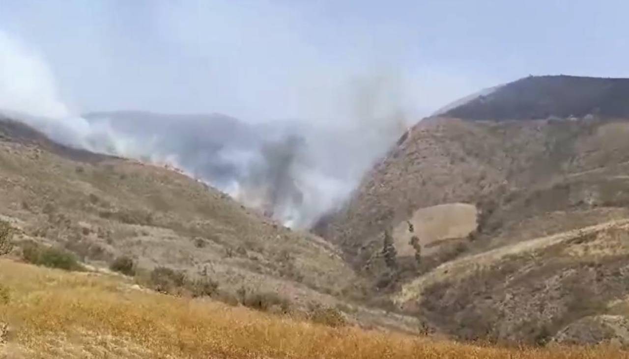 Nuevo incendio en Cochabamba: arden zonas altas y boscosas en Epizana