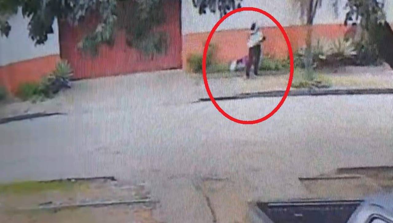 Video: Una cámara capta el momento que una mujer abandona a una bebé en una acera