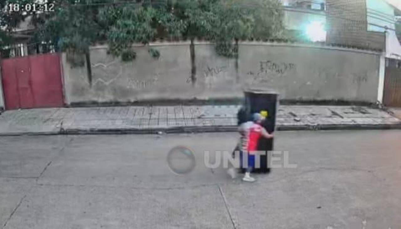 Videos: Roban una heladera y se la llevan empujándola a plena luz del día