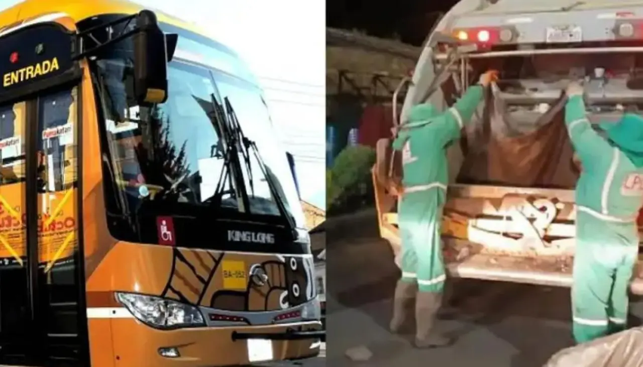 El recojo de basura y los buses PumaKatari operan al 70% por falta de diésel, dice la Alcaldía de La Paz