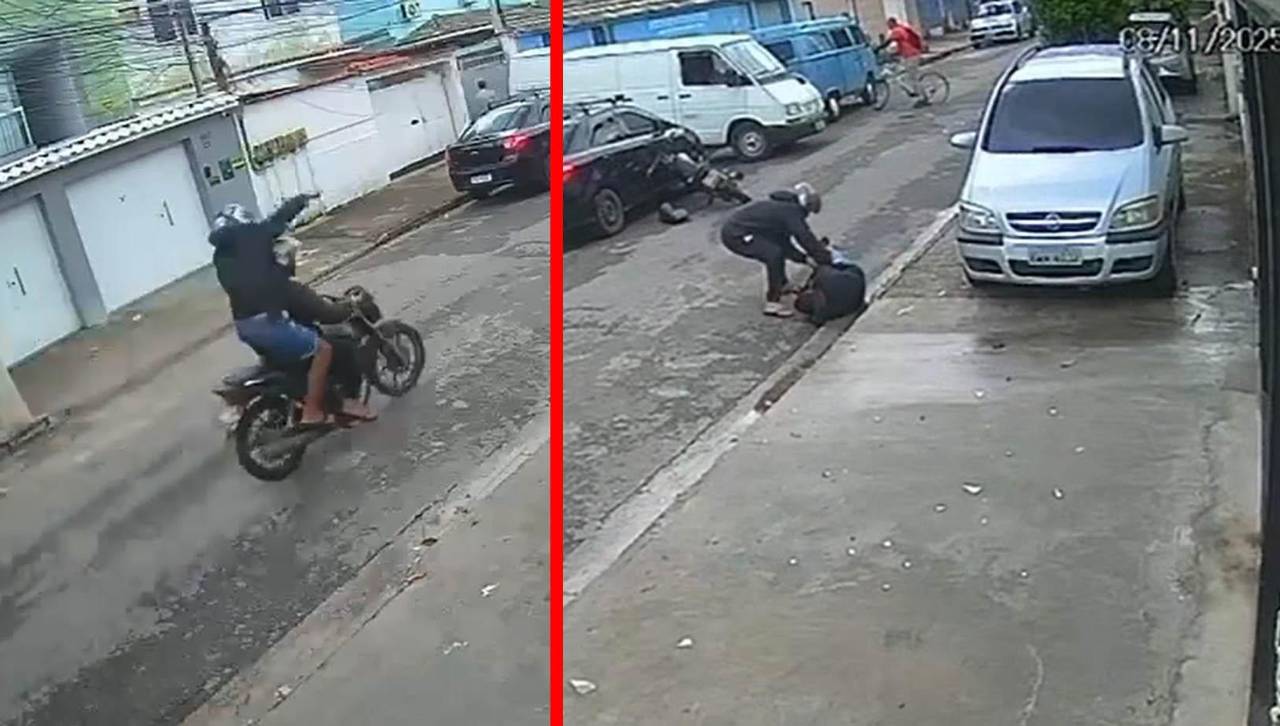 Imágenes fuertes: Un atracador muere arrollado por el hombre al que pretendía asaltar