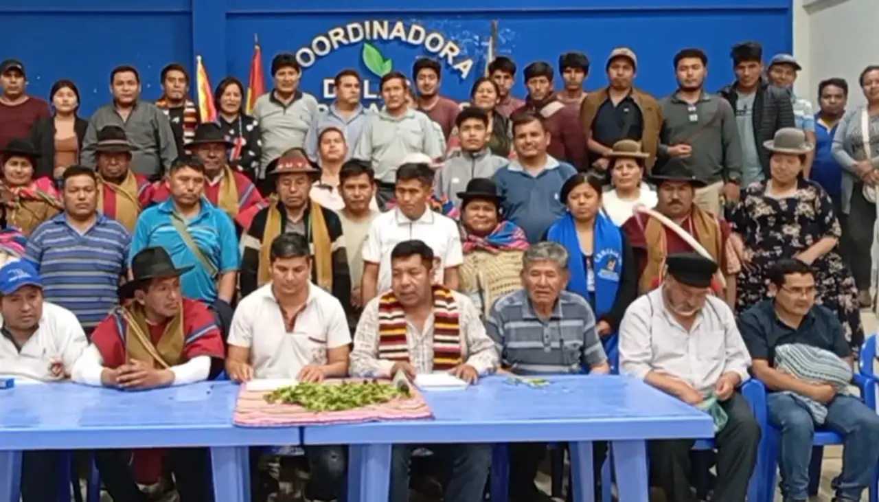 Sin Evo como candidato “no habrá elecciones”, advierte la Csutcb evista, que “prohíbe” campaña en sus regiones