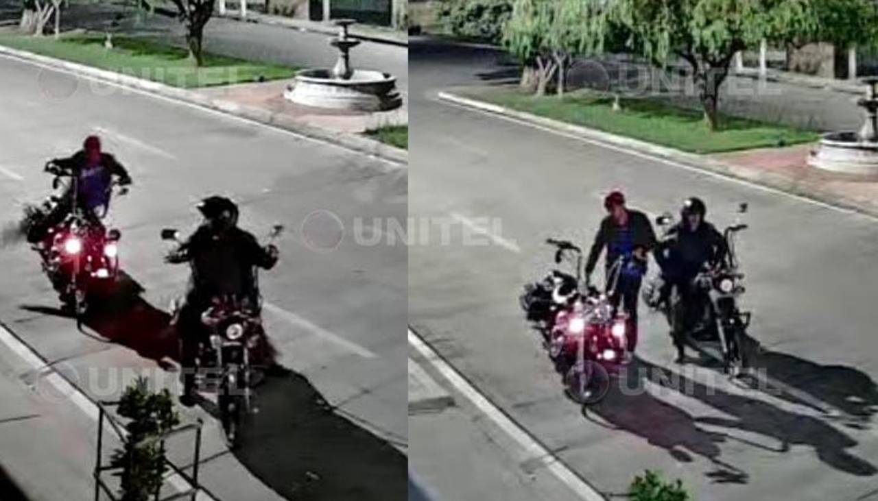 Dos hombres armados a bordo de motos asaltan a una pareja en plena vía en Cochabamba