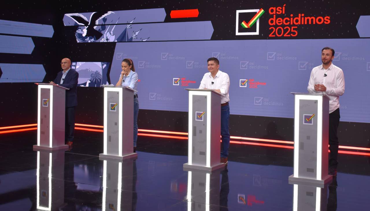 Debate: Candidatos a la Vicepresidencia se lanzan dardos y dejan en segundo plano propuestas de gobernabilidad