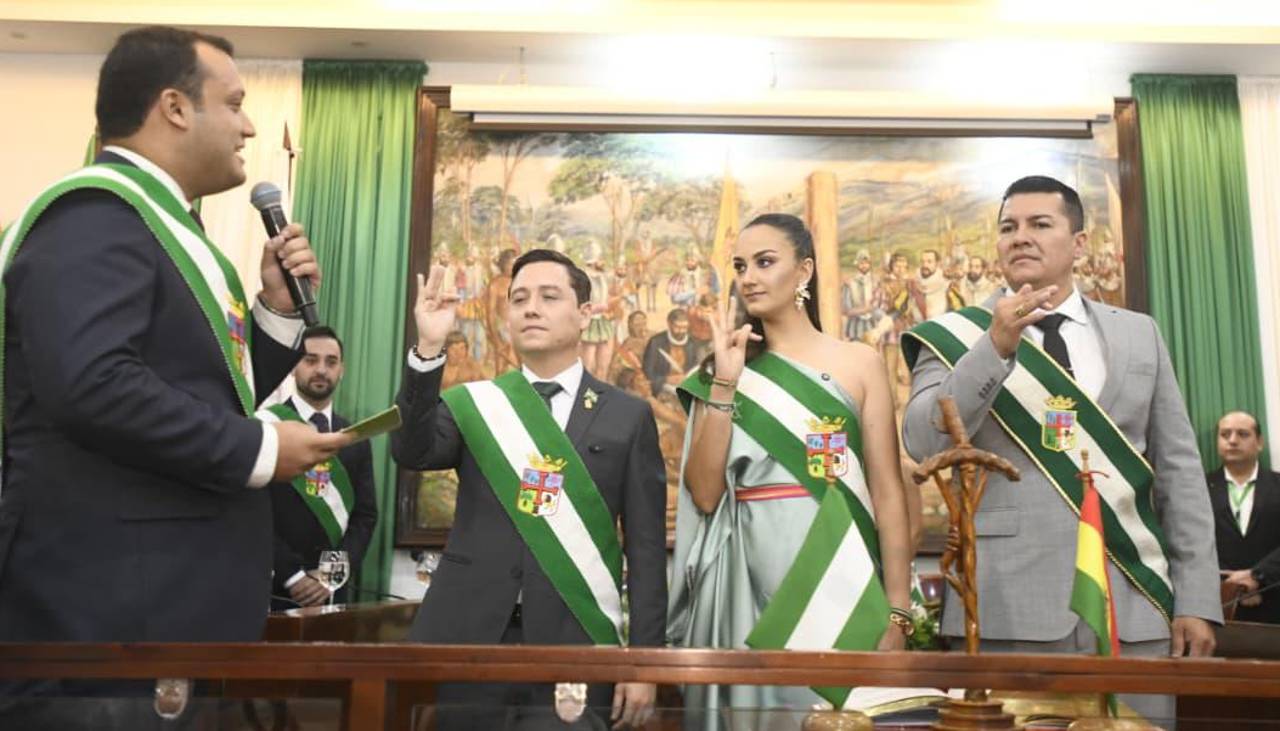 Luisa Nayar asume la Presidencia del Concejo Municipal de Santa Cruz de la Sierra