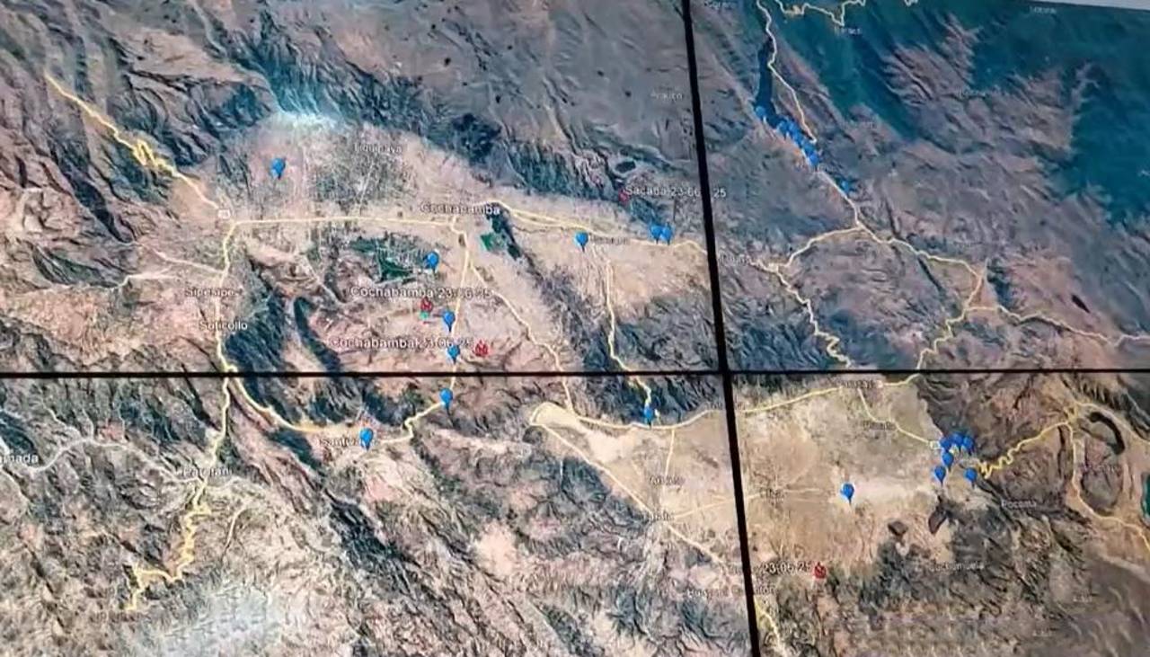 En Cochabamba se localizaron 29 fogatas y cuatro incendios forestales durante la noche de San Juan