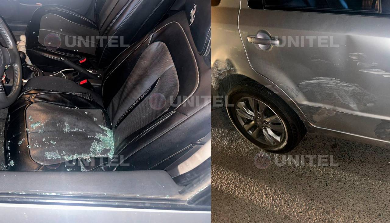 Delincuentes abren fuego contra el vehículo de una pareja que llevaba Bs 50 mil