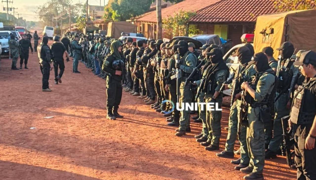 Grupos de élite policial realizan rastrillaje en San Matías a casi una semana del inicio de la última ola de crímenes