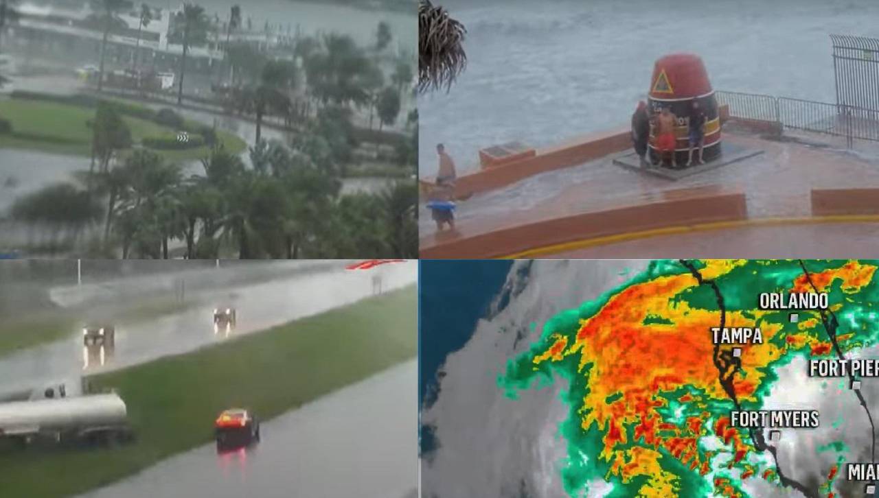 En vivo: El huracán Milton crece y genera los primeros tornados en su camino a Florida