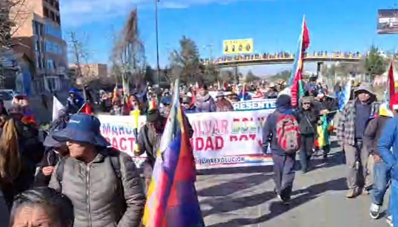 Viceministro sobre marcha afín a Evo: “Si comete delitos, vamos a tener que tomar las acciones que nos ampara la ley”