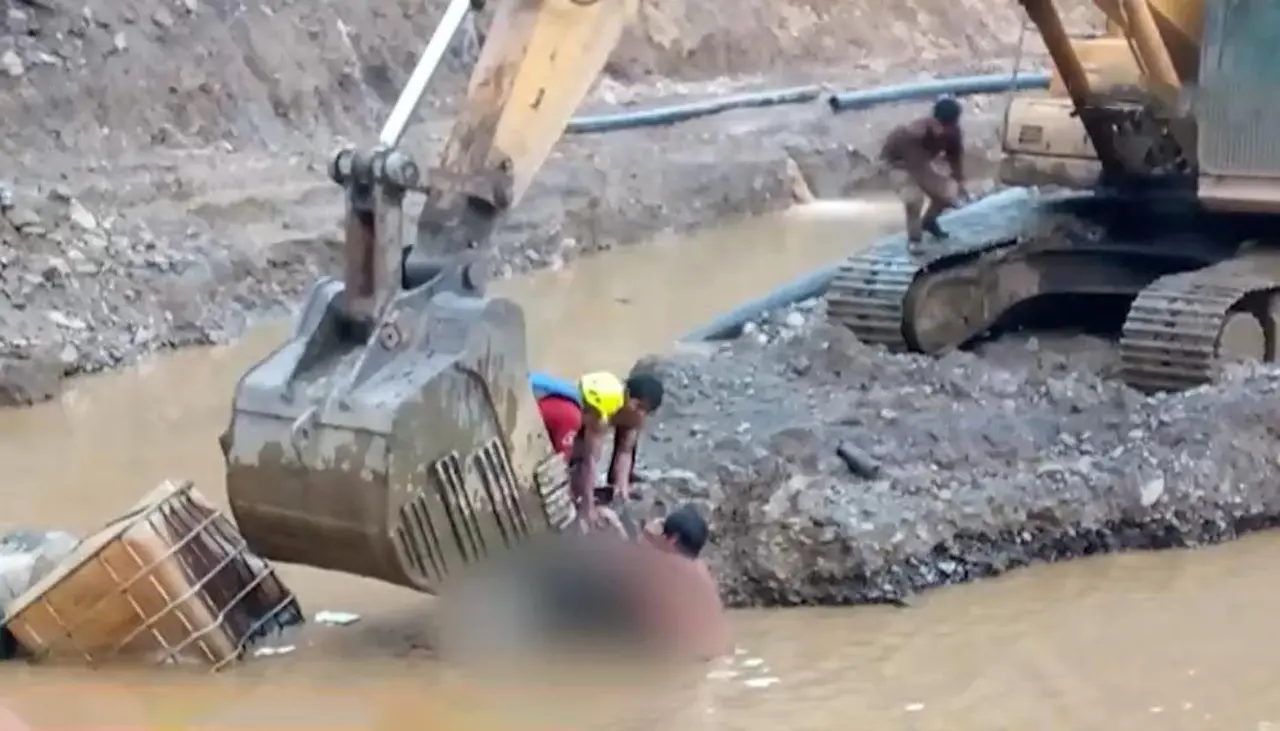 Hallan los cuerpos sin vida de los dos mineros que cayeron en una poza