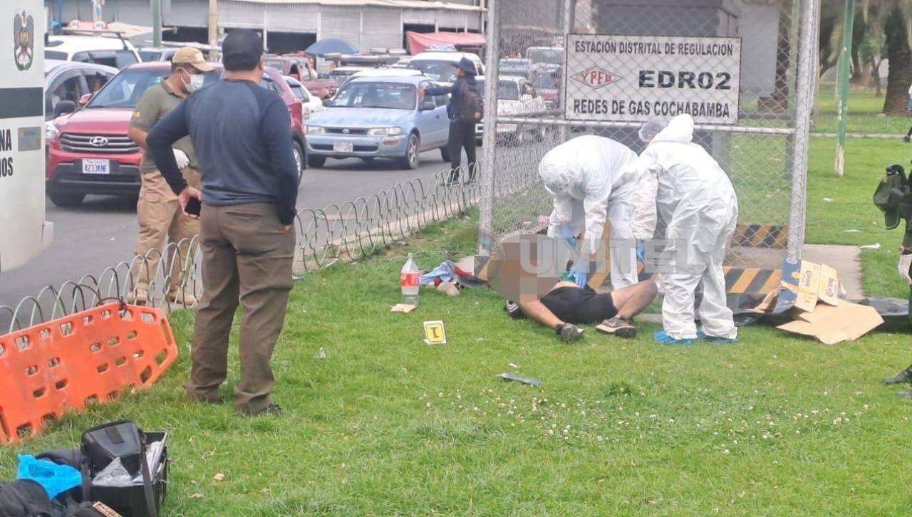 A plena luz del día, hallan a un hombre sin vida y con moretones en una jardinera 