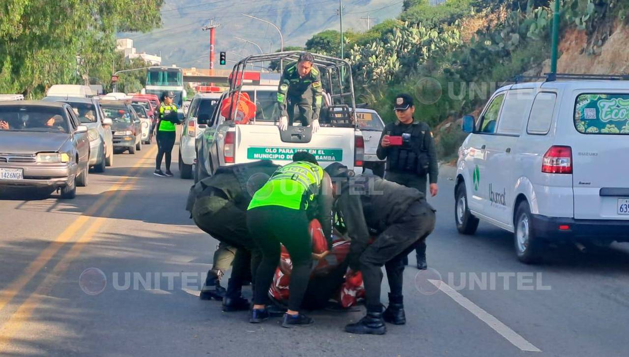 Una persona muere atropellada en la avenida Rubén Darío en Cochabamba
