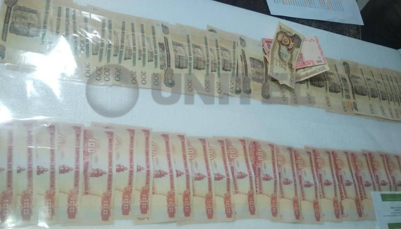 Cae una banda que falsificaba billetes bolivianos en cortes de 100 y 200