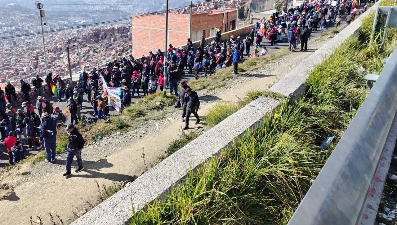 Viceministro sobre marcha afín a Evo: “Si comete delitos, vamos a tener que tomar las acciones que nos ampara la ley”