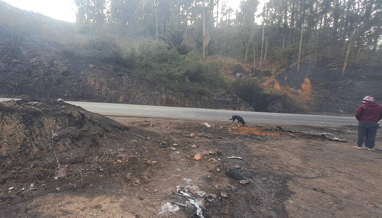 Accidente de carro cisterna: productores señalan que fuego arrasó cultivos y piden resarcimiento de daños