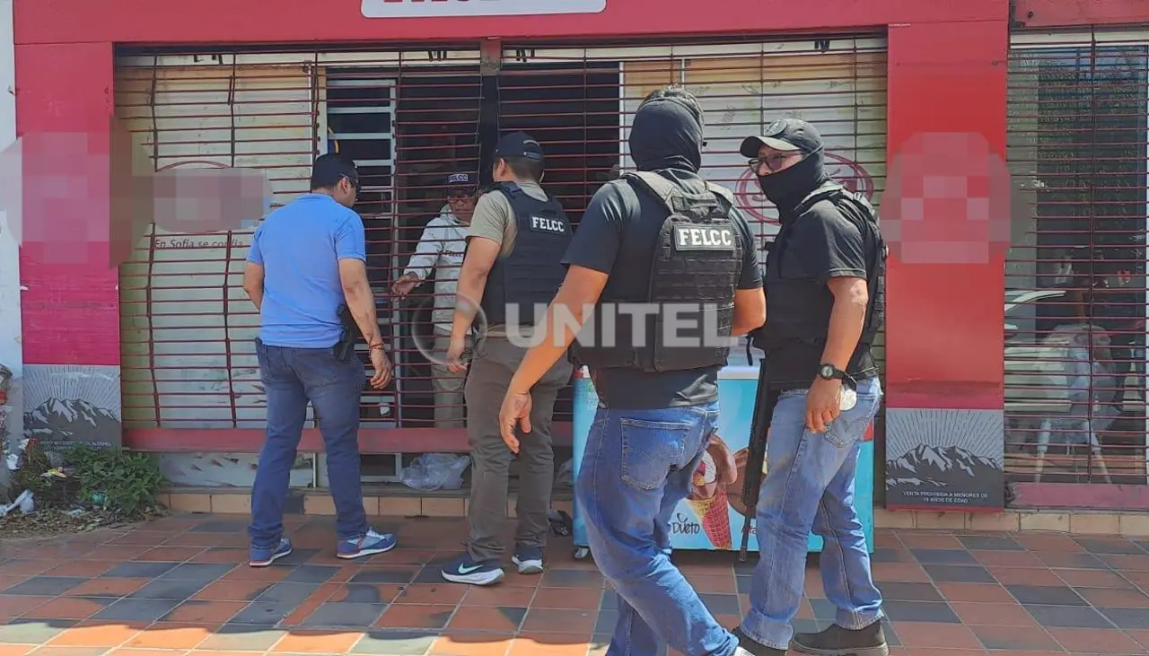 Realizan operativo policial tras la denuncia de atraco de una fuerte suma de dinero