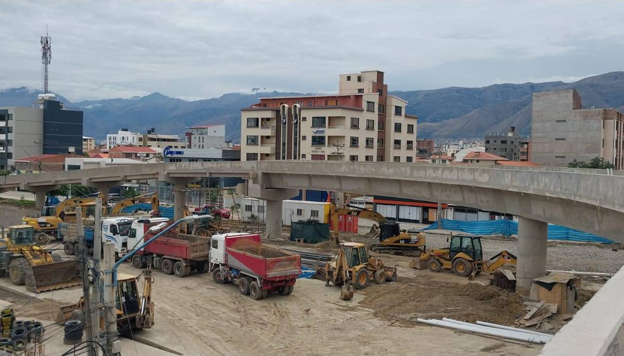 Cochabamba: distribuidor de la avenida Blanco Galindo se encuentra al 95% y será entregado en diciembre 