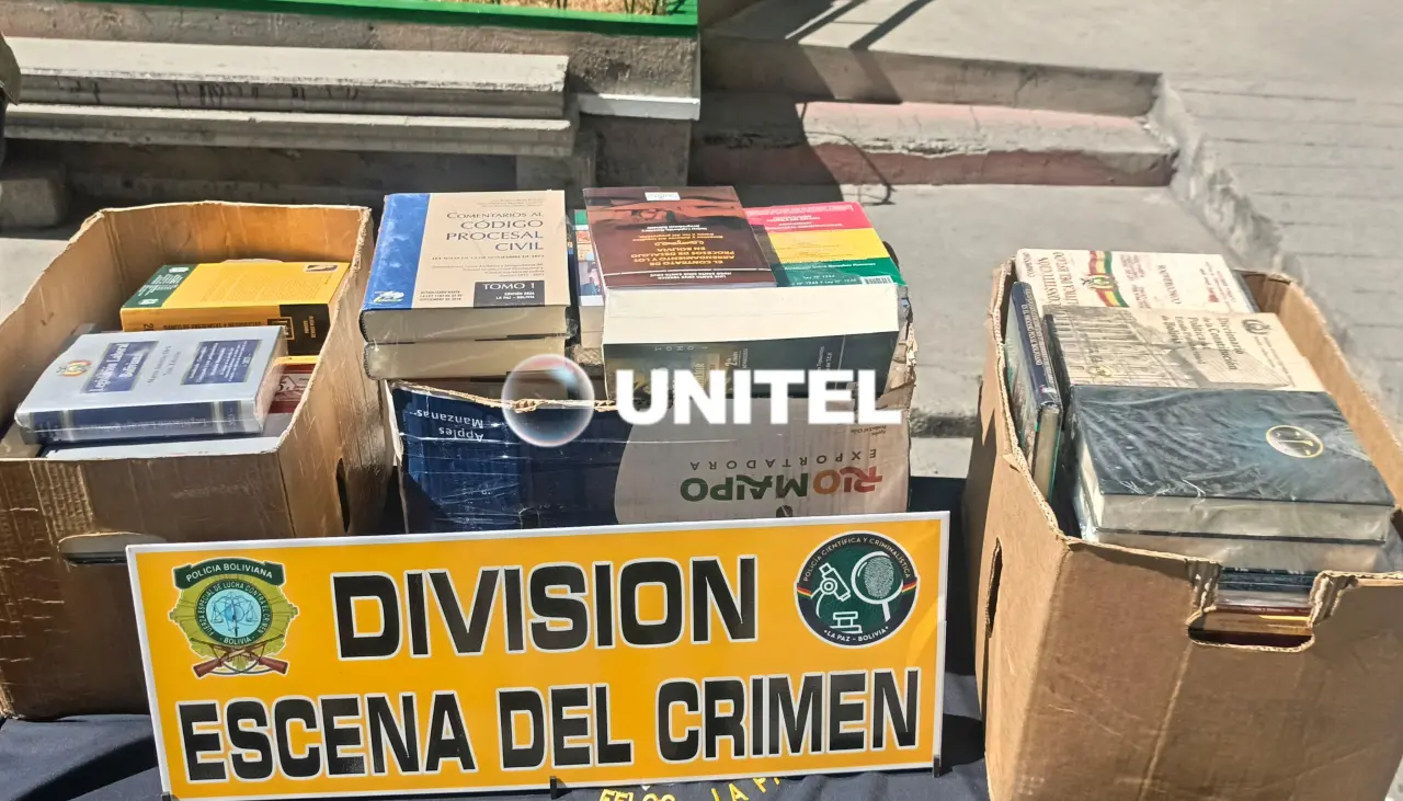 Roban libros por un valor de Bs 10.000 a un hombre que vendía frente a juzgados de La Paz