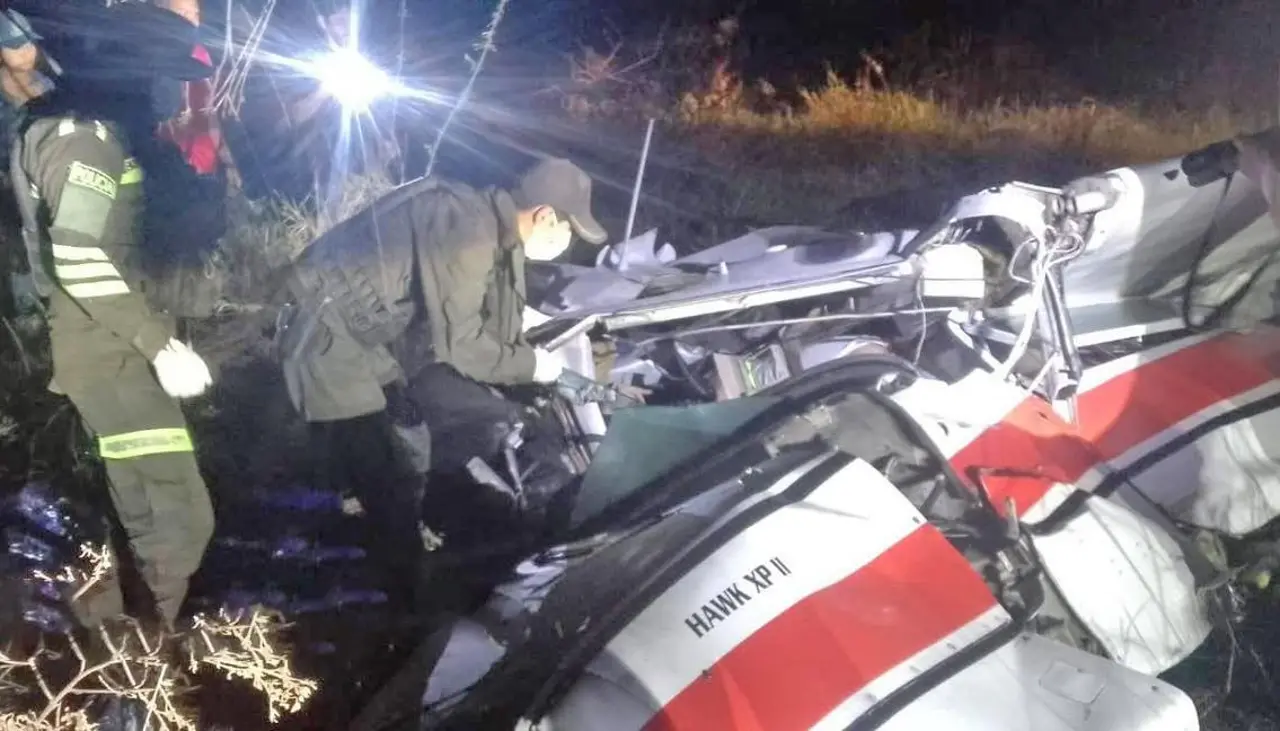 Reportan la muerte de los tripulantes de la aeronave que cayó tras choque en pleno vuelo en Beni