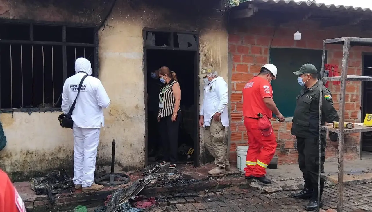 Tragedia en incendio: “¡Mami!, ¡Miriam!, fueron las últimas palabras de un niño y su padre antes de morir carbonizados