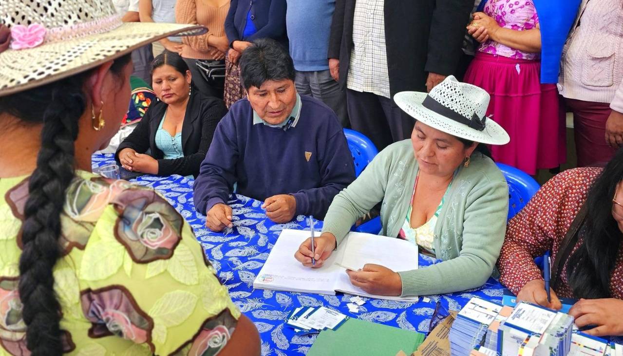 Evo Pueblo inicia recolección de firmas para su personería jurídica de cara a las subnacionales, según Morales
