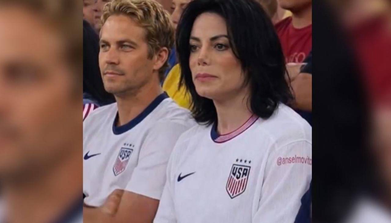 La IA lo hace posible: Famosos en el estadio alentando a sus selecciones 