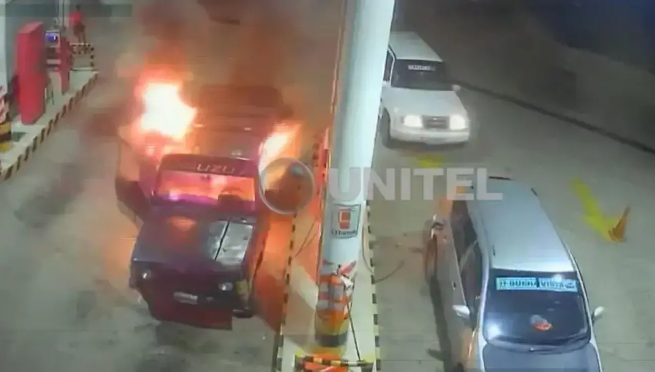 Explosión en surtidor: embarazada tiene más de la mitad del cuerpo quemado y está sedada por el dolor 