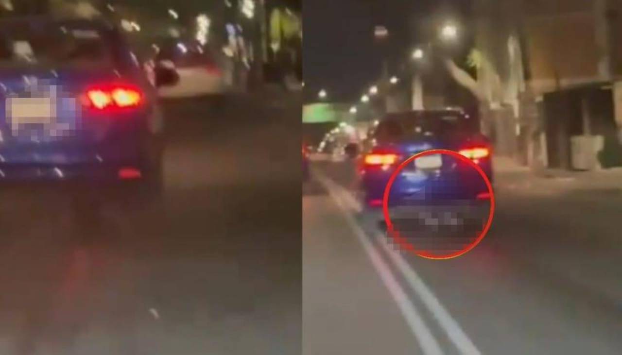 Imágenes sensibles: motociclista es arrastrado debajo de un auto que fugaba tras atropello