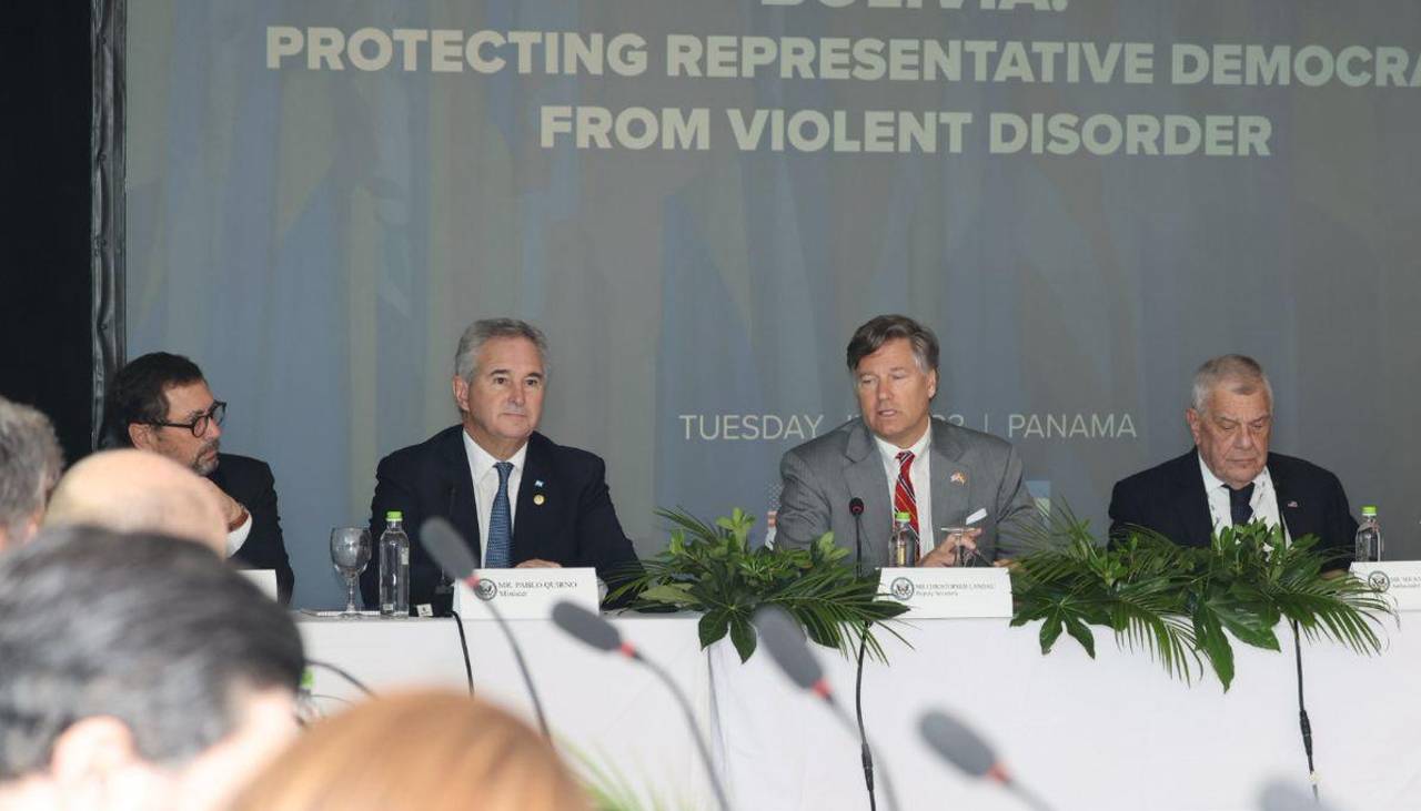 EEUU y 13 países respaldan al Gobierno de Bolivia: “Los esfuerzos por debilitar” a Paz son “una grave amenaza para el hemisferio”