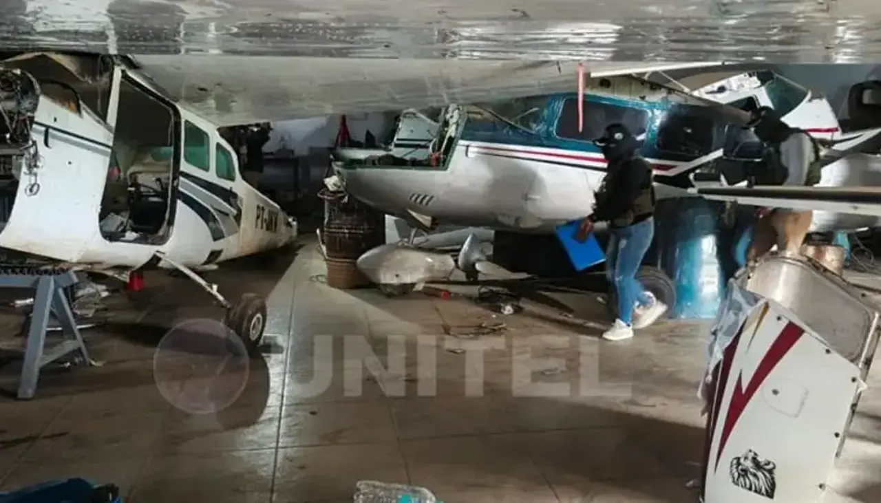 Santa Cruz: Al menos 30 sujetos irrumpen en aeródromo vinculado a Marset y roban objetos