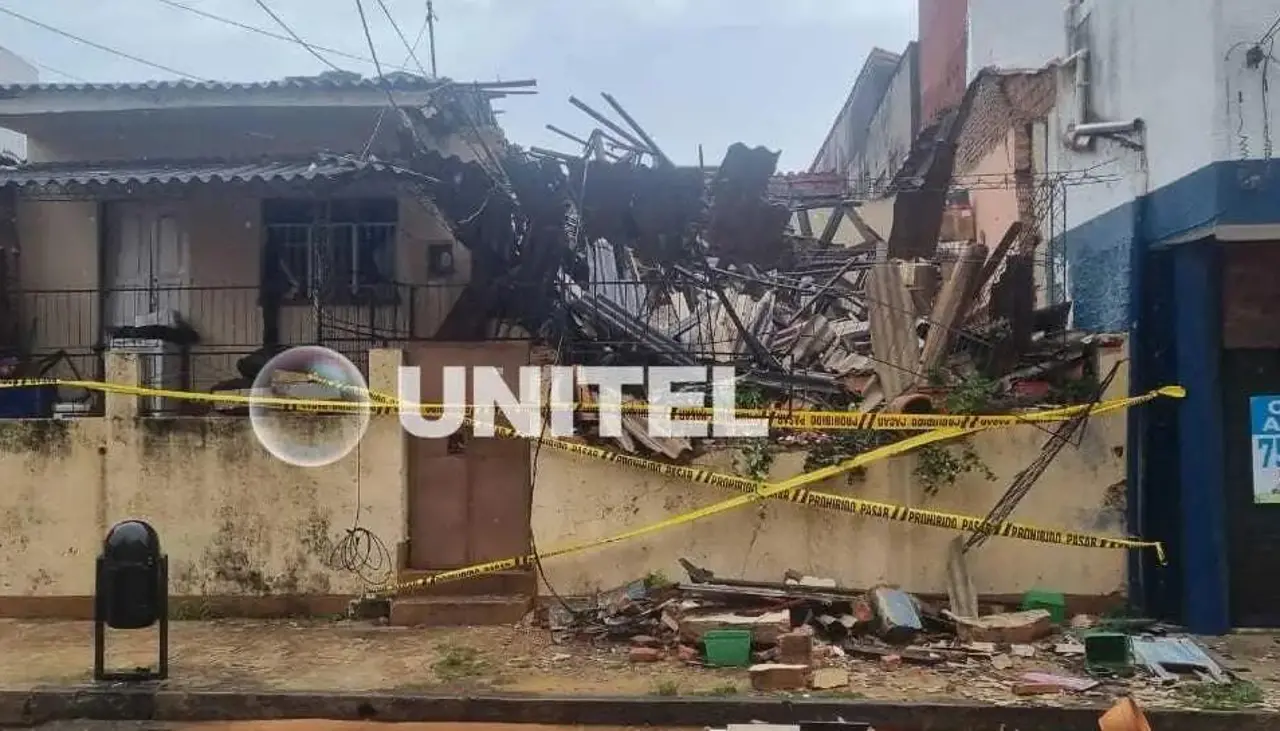 Sale a la luz video de la explosión en un inmueble a pocas cuadras del primer anillo en Santa Cruz