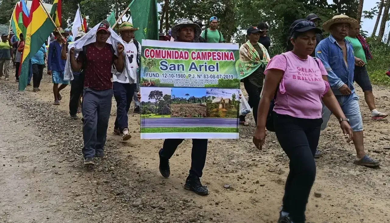 Gobierno aprueba Decreto 5613 para dotar tierras en Pando y Beni; busca frenar la marcha indígena