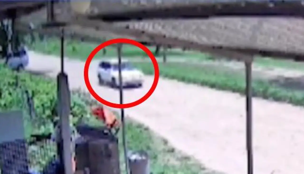 Video muestra el vehículo en el que se sospecha fue raptada una niña de ocho años