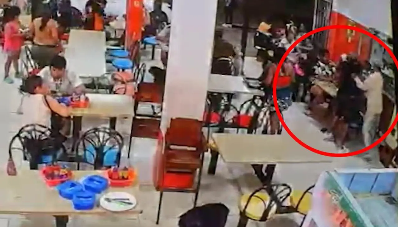 Video: Muere apuñalado por un hombre al que le había robado su polera en un restaurante
