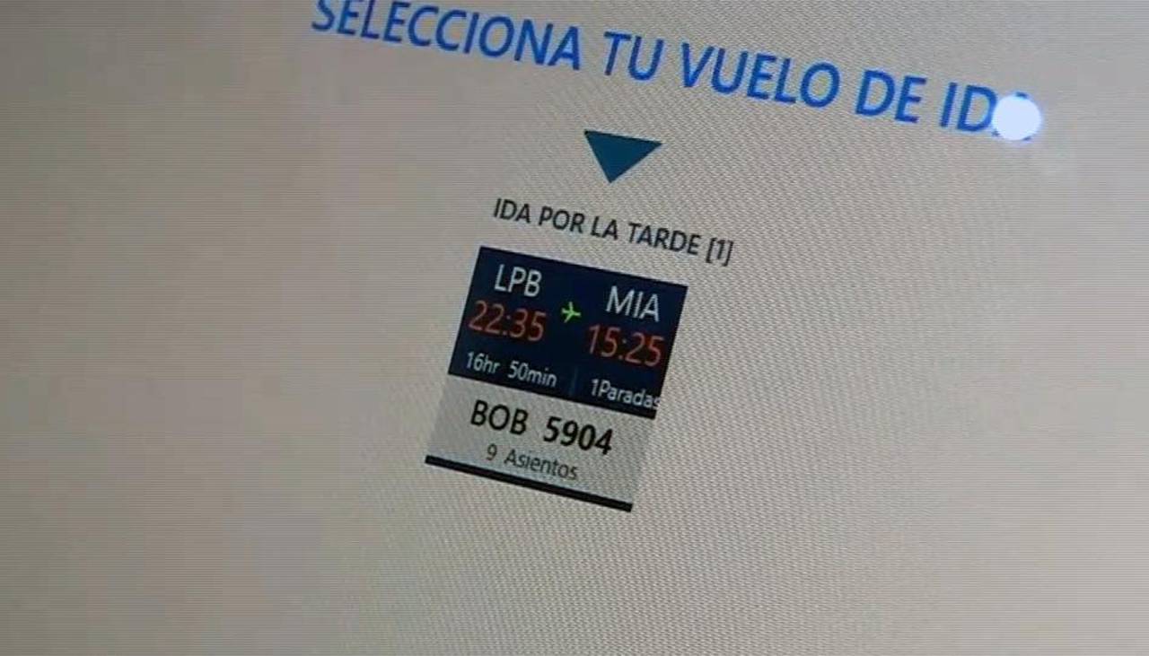 BoA vende el pasaje Bolivia-Miami por Bs 5.904 y el gerente pagó Bs 933, denuncia la senadora Mallón